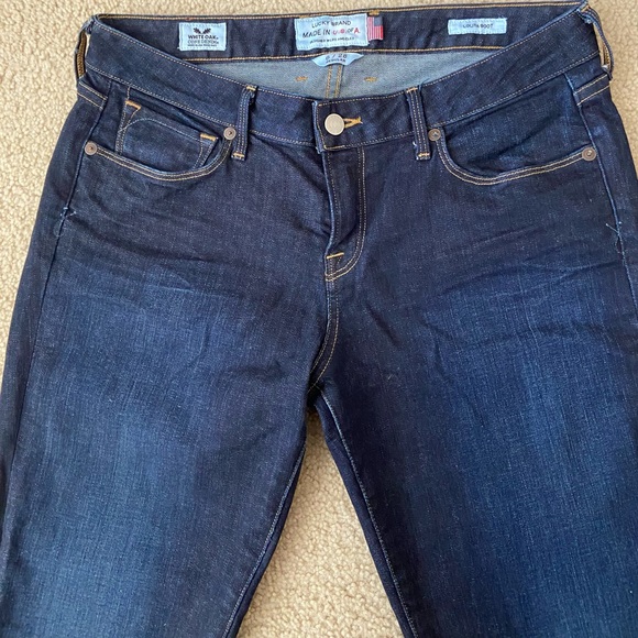 Like new lucky brand boot cut jeans- size 6/28 - Picture 2 of 5